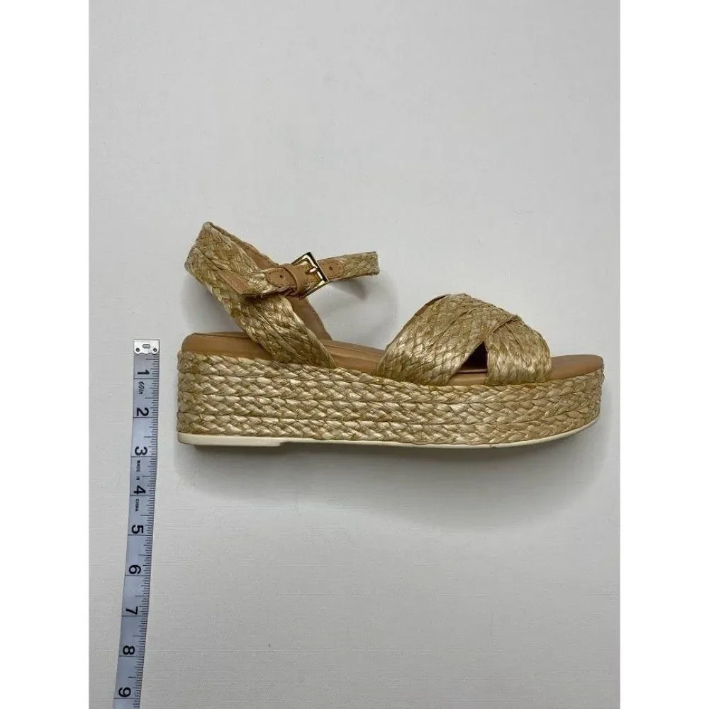 Seven Dials Virginia Espadrille Wedge Sandals Shoes 9.5‎ Women's Adjustable NEW